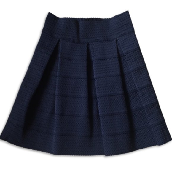 Ginger G Navy Blue Mini Skirt Size Small - Picture 1 of 9
